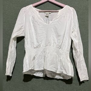 Banana Republic women’s Large white blouse